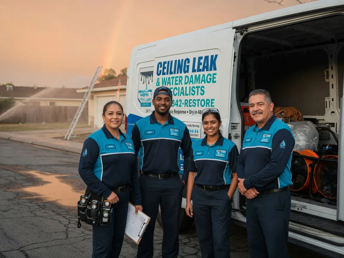Ceiling Leak Cleanup company in Wild Horse, CO